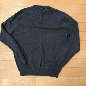 J Crew Cotton Blend Vee Neck Sweater- medium